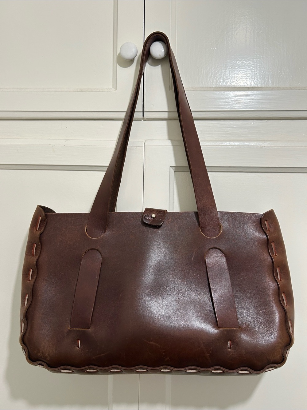 Dean Handmade Brown Artisan Leather Tote